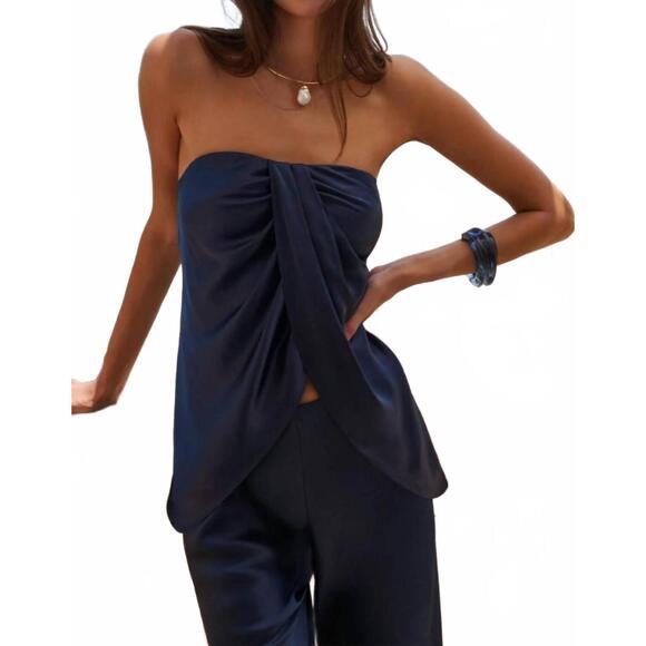 NEW CAMI NYC bonita strapless camisole in harbor